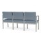 Lesro Lenox 3 Seat Tandem Seating W/ Arms, 64.5 in W 24.5 in L 32 in H LS3103 - alternate 2